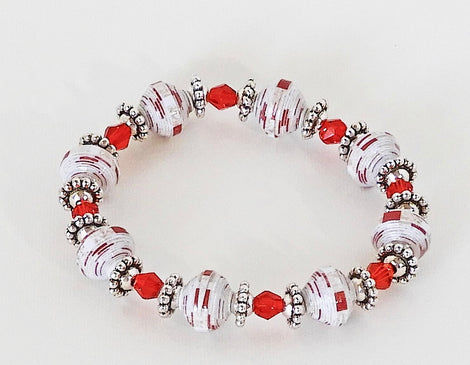 Paper Bead Bracelets