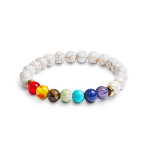 Howlite Chakra Bracelet