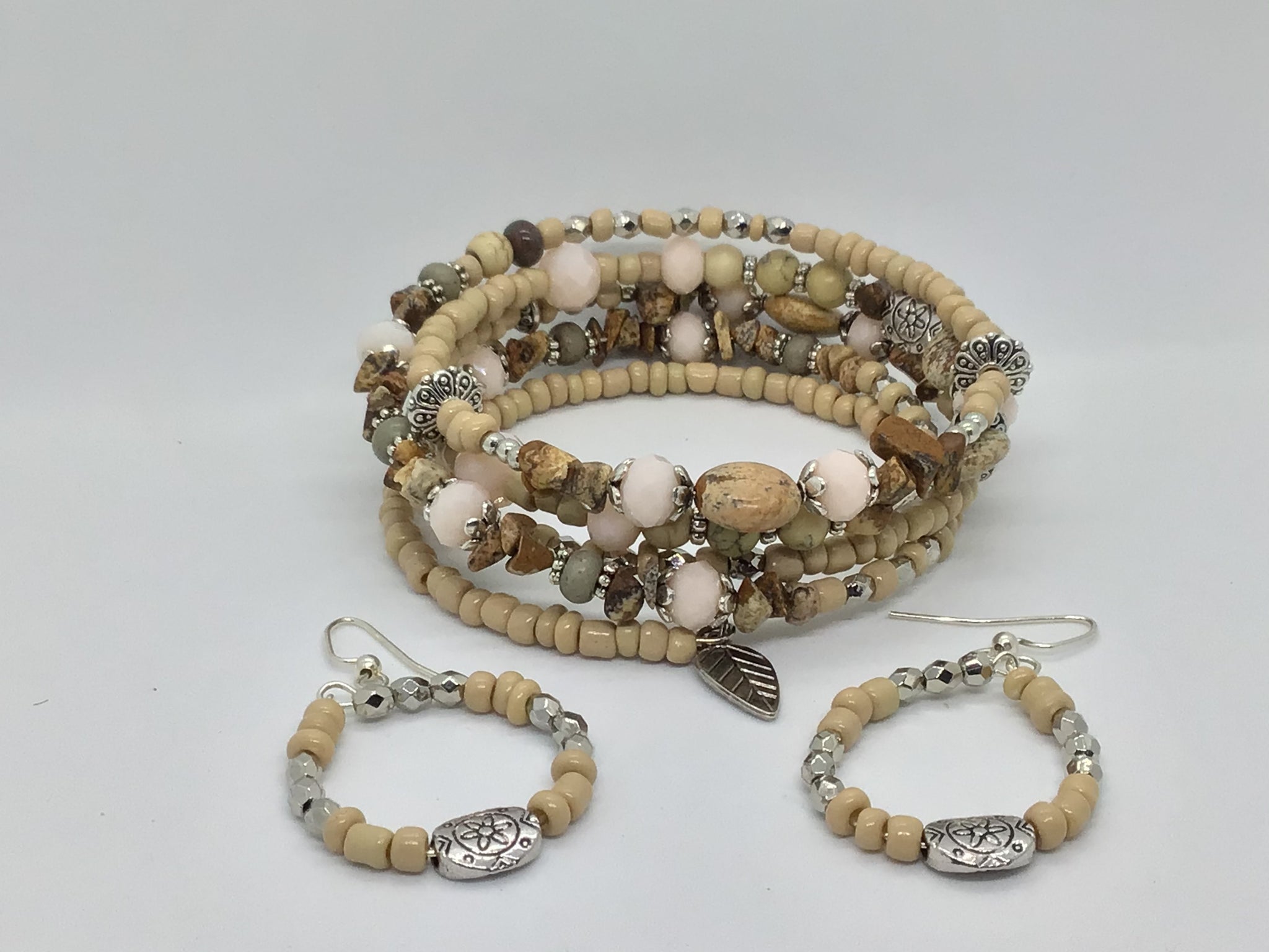 Elizabeth Earthy Bracelet  and Erring Set