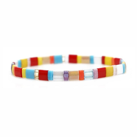 Circus Tila Bead Bracelet